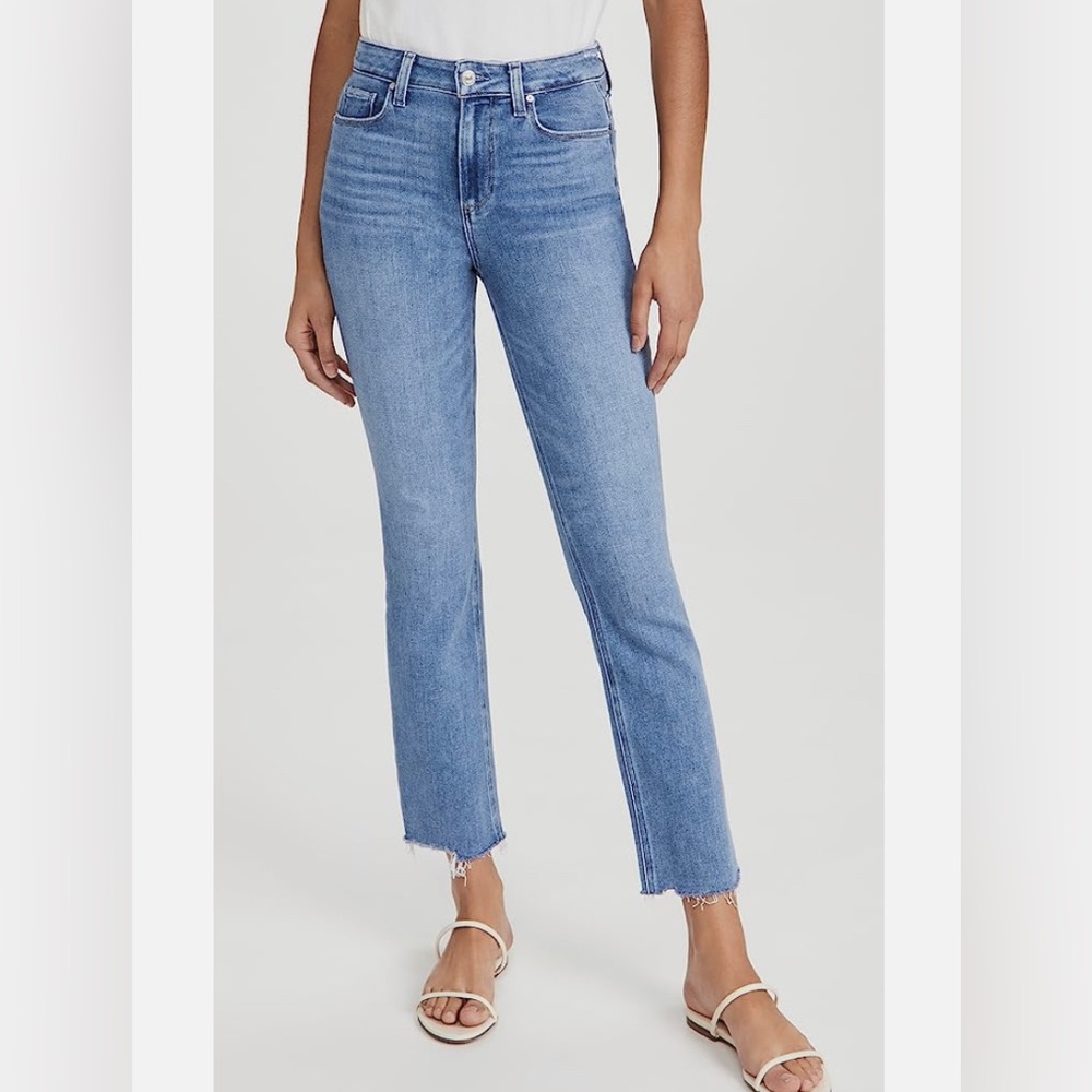 NWT PAIGE jeans - cindy raw wide cuff